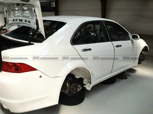 บังโคลนหลังแบบกว้าง Perfect Match 4 ชิ้น สำหรับ HONDA Accord CL7 WTCC Type 2005-2008 (รุ่นปรับโฉม) วัสดุไฟเบอร์กลาส - Product Image 3