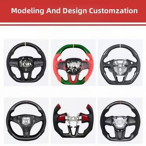 <span class=keywords><strong>Volant</strong></span> de voiture en fibre de carbone en <span class=keywords><strong>cuir</strong></span> perforé rouge de vente directe d'usine pour Toyota - Product Image 6