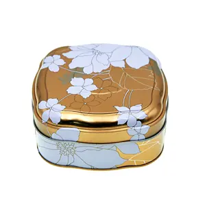 Tùy chỉnh in cổ điển đường cong vuông tinplate kim loại <span class=keywords><strong>tin</strong></span> có thể hộp cho Biscuit & Quà Tặng bao bì tùy chỉnh in hộp thiếc - Product Image 1