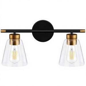 Lámpara de Pared LED E26 Moderna de Hierro y Vidrio para Hotel, Dormitorio, Tocador, Iluminación Decorativa junto a la Cama - Product Image 3