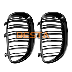 Parrilla Delantera para Automóvil, Parrilla Delantera de Doble Línea, Apta para <span class=keywords><strong>BMW</strong></span> Serie 5 <span class=keywords><strong>E60</strong></span> E61 M5 <span class=keywords><strong>520i</strong></span> 535i 550i 2003-2010 - Product Image 6
