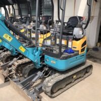 KUBOTA-MINI excavadora usada, U-17/U25S/017CR, precio bajo