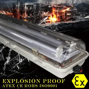 Fabricage Atex Explosieveilige Led Tl-buis Verlichting Ex Proof Licht Gebruik Philips Tl-buis Licht