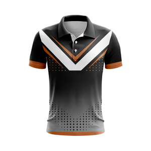 Séchage rapide New Zealand Warriors manches courtes hommes Stripe Sports Nrl League équipe Football bouton <span class=keywords><strong>Rugby</strong></span> polos uniformes hauts - Product Image 5