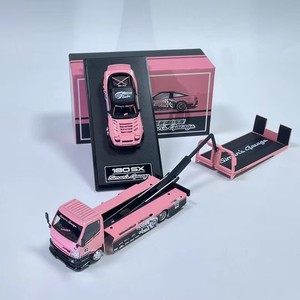 Modellino Auto in Scala 1:64 <span class=keywords><strong>Nissan</strong></span> 180SX, Rimorchio Modificato, Edizione Limitata Realistica e Decorativa di Alta Gamma - Product Image 1