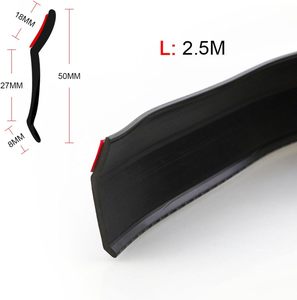 Bandes de protection anti-collision universelles en fibre de carbone pour pare-chocs avant et ailes, jupe latérale pour accessoires de voiture arrière - Product Image 3