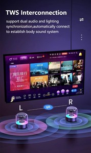 2025 Home Gadgets Bt Loudspeaker With Transparent Glass Mini Full Range Desktop Surround Audio Subwoofer Music <strong>Speaker</strong> for PC - Product Image 6