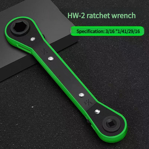 High Quality Reversible Universal <strong>Ratchet</strong> Double Ring <strong>Spanners</strong> Offset Ratcheting Wrench <strong>Set</strong> in Green and Black for Repairing - Product Image 2