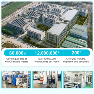 Оптовая продажа, зубная щетка для взрослых, массажная щетина, мягкая щетина, пластиковая ручная зубная щетка для взрослых с логотипом - Product Image 5