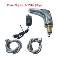 Robinet à capteur automatique HY-106A sans contact chaud et froid montage sur pont salle de bain robinet d'eau intelligent utilisation de la salle à manger et du bassin