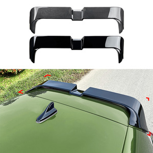 Volkswagen Golf 8 Rear Trunk Spoiler Ducktail Piano Black Carbon Fiber Texture ABS Material - Product Image 1