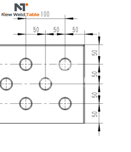 Mesa de soldadura 3D de grado industrial con accesorios ajustables - Product Image 5