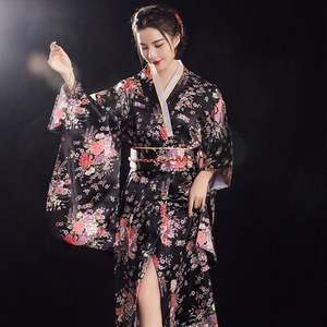 2025 grande taille imprimé japonais <span class=keywords><strong>Kimono</strong></span> pyjamas pour femmes <span class=keywords><strong>traditionnel</strong></span> <span class=keywords><strong>chinois</strong></span> peignoir Robe Homewear - Product Image 3