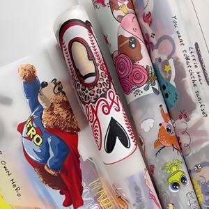 For Ready to Press Wholesale Custom Design Heat Press Stickers Transfer Heat Transfer Printing Garment T-<b>Shirt</b> Fabric US - Product Image 3