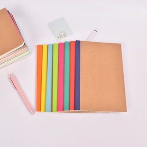 Carnets à couverture souple, journal de voyage, mémo pour étudiants, fournitures de classe et de bureau, cahier ligné, composition Kraft A5, carnet coloré - Product Image 1