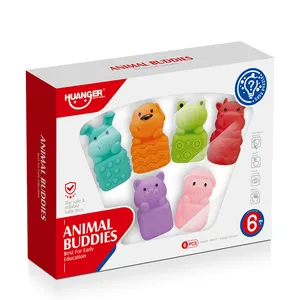 HUANGER giocattolo educativo per bambini in Silicone colorato animale giocattoli di plastica morbida spray acqua giocattoli sensoriali per bambini per bambini