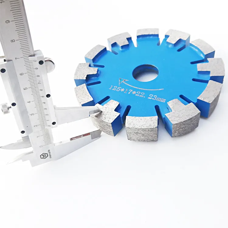 Unter bodenheizung Diamant-Tuck-Point-Sägeblatt zum Einstechen von Hart beton 125*17*22,23mm Laser 125mm 5 Zoll