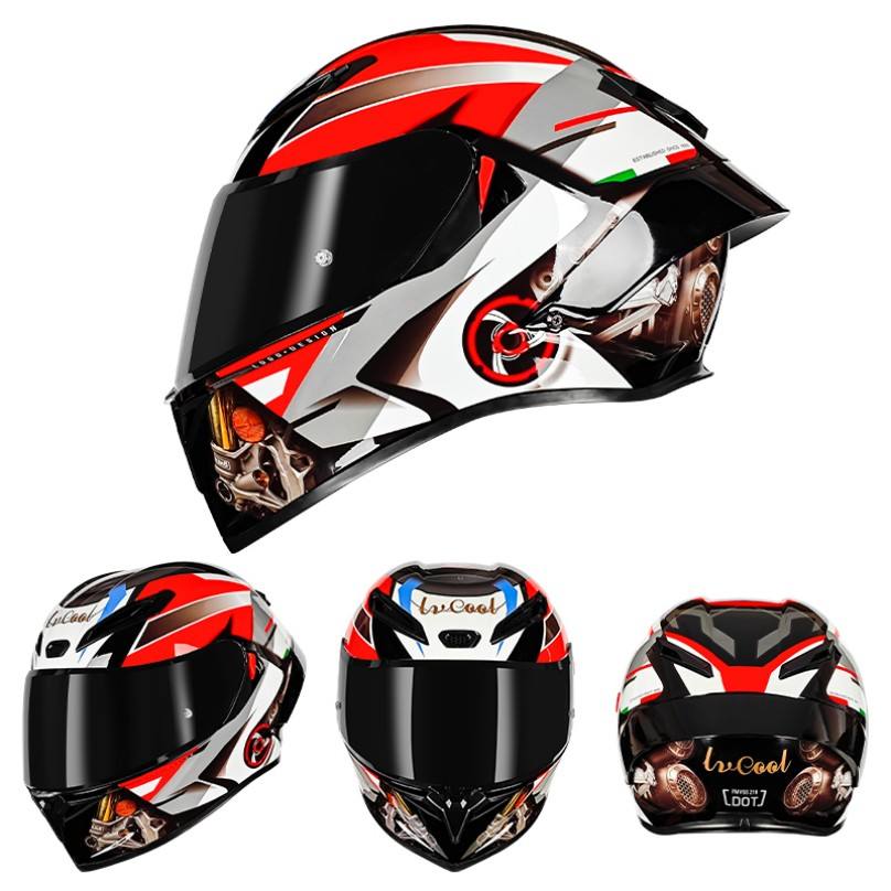 Moteur avec visière noire