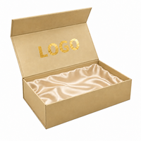 Boîte cadeau magnétique pliable personnalisée, boîte d'emballage en carton rigide de luxe pour cosmétiques, parfums, bijoux