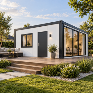 Casa Contenedor Moderna Prefabricada, Mini Casa con Exterior de Madera, Módulo de Vivienda de Diseño Rectangular - Product Image 2