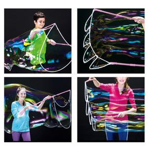 Varita de Burbujas Gigante con Cuerda para Niños, para Hacer Burbujas Grandes con Agua y Jabón Superespumante - Product Image 4