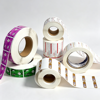 Étiquettes d'emballage alimentaire rondes personnalisées, autocollantes, imperméables, en papier kraft enduit de vinyle, avec logo