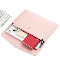Porte-documents en cuir PU personnalisé A5 A4, avec fermeture éclair, classeur, cadeaux promotionnels, taille M L, porte-documents