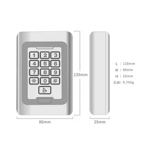 Chất Lượng Cao Ip68 Không Thấm Nước Mạnh Mẽ Kim Loại Độc Truy Cập Bàn Phím Với Mật Khẩu Gần RFID Đầu Đọc Thẻ Bàn Phím - Product Image 5