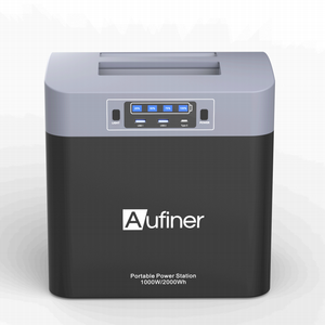 สถานีพลังงานแสงอาทิตย์แบบพกพา Aufiner 1000W 2000Wh แบตเตอรี่ LiFePO4 คลื่นไซน์บริสุทธิ์ ตัวควบคุม MPPT พอร์ตจ่ายไฟหลายช่อง - Product Image 1