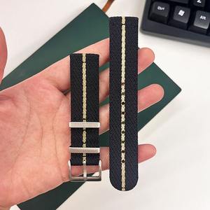 <span class=keywords><strong>Bracelet</strong></span> en nylon tissé hommes femmes Sport <span class=keywords><strong>Bracelet</strong></span> à dégagement rapide pour Seiko <span class=keywords><strong>Omega</strong></span> pour Huawei Samsung bande de montre intelligente - Product Image 2