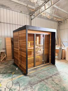 Sauna <span class=keywords><strong>a</strong></span> <span class=keywords><strong>Legna</strong></span> <span class=keywords><strong>di</strong></span> Lusso per Esterni, Stufa per Sauna Finlandese <span class=keywords><strong>a</strong></span> <span class=keywords><strong>Legna</strong></span> per Due-Tre Persone, Riscaldamento Commerciale in Legno <span class=keywords><strong>di</strong></span> Cedro Rosso per Esterni - Product Image 2