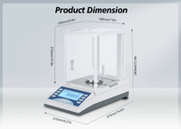 Nouvelle balance analytique électronique de haute précision Suyue série ES, lisibilité 0,1 mg/1 mg, capacité 120 g/220 g/320 g, matériau en acier inoxydable 304