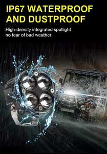 Feu antibrouillard LED 40w 8000lm <span class=keywords><strong>Mini</strong></span> projecteur lentille phare 4x4 LED lampe de conduite led lampe de travail pour <span class=keywords><strong>jeep</strong></span>. Tout-terrain, voitures <span class=keywords><strong>2022</strong></span> populaire - Product Image 4