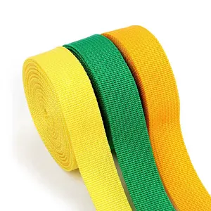 도매 낮은 Moq 인쇄 폴리 에스테르 짠 웨빙 사용자 정의 끈 나일론 탄성 웨빙 가방 스트랩 용 - Product Image 3