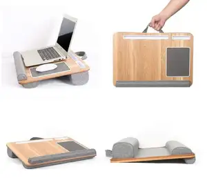 Bandeja para laptop com almofada, bandeja para laptop com almofada/mesa de estudo/bandeja de madeira