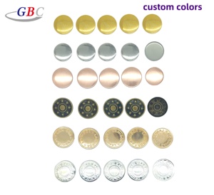 Nhà Máy Nóng Bán Ưa Thích Tùy Chỉnh Màu Sắc Thép Không Gỉ & <span class=keywords><strong>Brass</strong></span> Kích Thước Khác Nhau Kim Loại Snap Nút Phần Đầu Cho Các Nút - Product Image 2