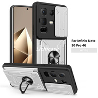 Lichicase porte-carte portefeuille coulissant couverture arrière pour Infinix Hot 60 Hot 60i aimant béquille armure coque de téléphone