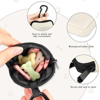 Wasserdichte Hundefutter-Tasche mit Eingebautem Nylon-Kotbeutelspender Große Kapazität für Outdoor-Nutzung Tierfutter-Tasche