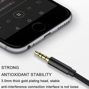 Oem Aux Cable 3.5 mét Nam để nữ Stereo âm thanh chuyển đổi Adapter Cable Cord đối với xe điện thoại di động PC máy tính máy tính xách tay MP3 tai nghe - Product Image 4