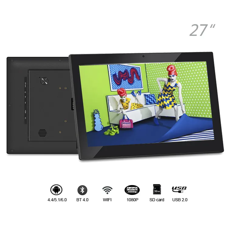 24inch All in One PC Capacitive Touch Screen Lcd Monitor for Digital Advertising Panel