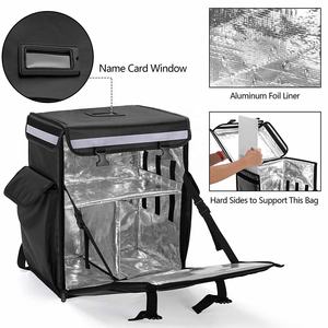 Eiomrpsible Therwall Socket sac à dos alimentaire marque personnalisée feuille d'aluminium sac de livraison de nourriture PVC bâche Mobile boissons sacs à dos - Product Image 3