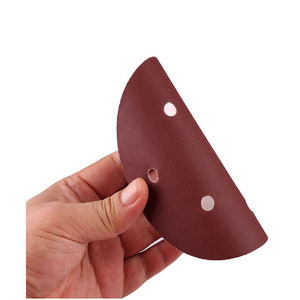 후크 및 루프 패드가있는 맞춤형 크기 사포 디스크 40 그릿 OEM 지원 연삭 도구 - Product Image 6