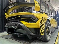 Diffuseur arrière en fibre de carbone sèche style OEM STO, lèvre arrière, diffuseur de pare-chocs arrière pour kit carrosserie Lamborghini Huracan STO