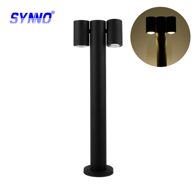 Garden Lamp Lawn Outdoor Waterproof Aisle Led Light Rotating Single Double Head Landscape Garden Lighting