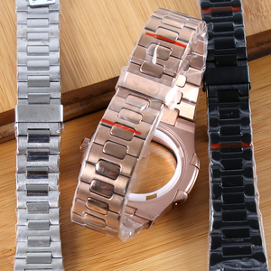 NH35/NH38/NH36 Stainless Steel <b>Watch</b> <b>Case</b> Accessories Sapphire Crystal Silver/Black Strap Fit 29.7mm-30.5mm Men's <b>Watch</b> Parts - Product Image 4