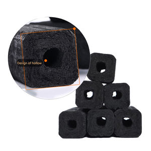 Prix de gros Hexagonal Bambou Briquette de sciure de bois dur fait à la machine Charbon de bois pour barbecue - Product Image 2
