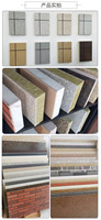 Panneaux muraux décoratifs, panneaux de construction, ignifuges, imperméables, isolation thermique, panneaux sandwich, revêtement de façade pour villa, hôtel