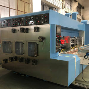 中国制造商高清油墨印刷机高清印刷瓦楞纸箱柔印机开槽模切机 - Product Image 5