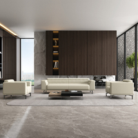Canapé de salon de luxe moderne, design de salon d'hôtel, canapé modulaire pour trois personnes, canapé de bureau présidentiel