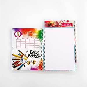 Carnet à spirale personnalisé promotionnel, bloc-notes de bureau, cahier d'exercices pour étudiants avec motif et logo personnalisés - Product Image 3